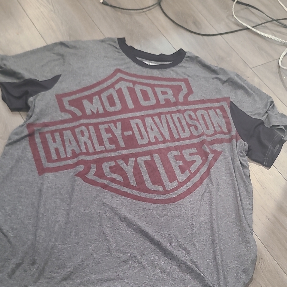 Harley-Davidson Men’s Gray Short-Sleeve Logo Tee